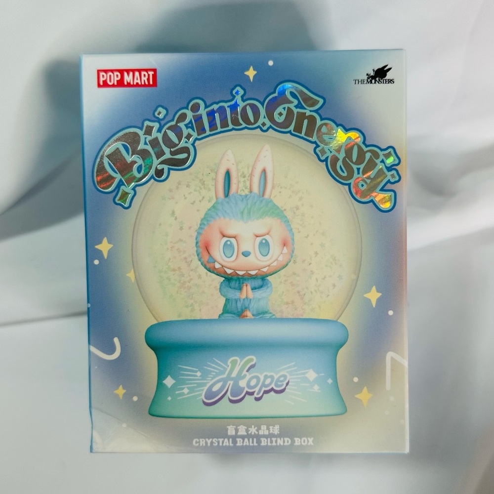 THE MONSTERS Labubu Big Into Energy SERIES Crystal Ball Blind Box Pop Mart - Picture 9 of 9